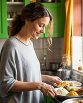 Tired of cooking, savouring authentic vegetarian food delivered by Nabhya Annam  cloud kitchen