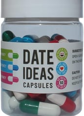 Valentines Day Gifts For Him Her Date Night Ideas Capsules In A Bottle (50pcs) -Boyfriend Girlfriend