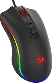 Redragon M711 COBRA Raton Gaming RGB, Sensor Pixart P3325 10,000 DPI, 8 Botones Programables