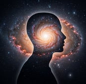 image de galaxie dans le tête