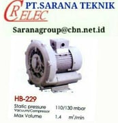 Ring blower dan turbo blower merk Chuan Fan, Ho Hsing. Hitachi dan CR Elec yang disediakan oleh Sara