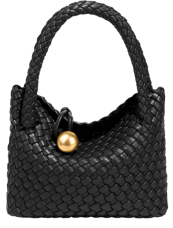 Minimalist black crossbody bag with gold chain – practical and stylish Amazon pick