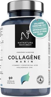 Flacon de collagène marin Natnatura riche en vitamine C