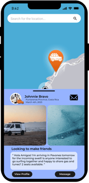 DropIn Surf trip planner photo of the app, surf watersport app 