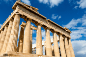 Partenón en la Acrópolis de Atenas