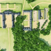 Plan masse – Château de Pontchartrain – Sterenn Andrier architecte du patrimoine - Histoire & Patrimoine