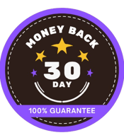 30 days money back guarantee