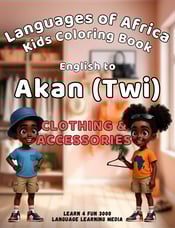 Akan (Twi) Clothing and Accessories Coloring Book
