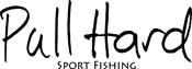 a logo for pull hard fishing