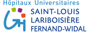 the saint louis logo on the front of a blue and white logo
