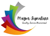 M logo