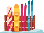 Skiing and snowboarding gear