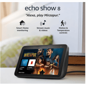 Amazon Echo Show 8 (2nd Gen) - Smart speaker with 8" HD screen, stereo sound 
