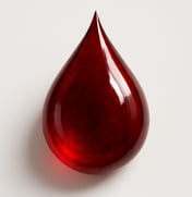 a drop of blood