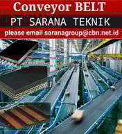 PT. Sarana Teknik menjual berbagai merek conveyor belt, termasuk Fenner, Sakai, Fenner, Continental,