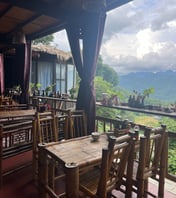 restaurant photo with view in Pu Luong, Vietnam