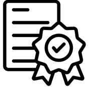 icon represetando um certificado