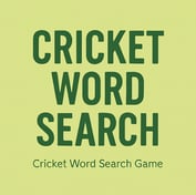 Cricket Word Search Game 