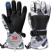 Ski Gloves, Warmest Waterproof and Breathable Snow Gloves