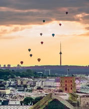 hot air balloon vilnius