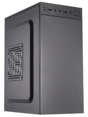 a computer case with a computer on it
