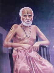 Centenarian and saint in Vrindavana, Sri Sri Sudhindra Thirtha Sripadaru, of Sri Puthige Mata.