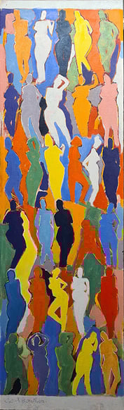 oeuvre d'art- nus - artiste peintre -peintures - femmes