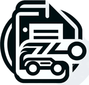 Vehicle's documents reminder services logo