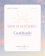 cover of why it matters ? document on Gratitude