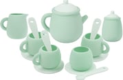 a teapot with cups