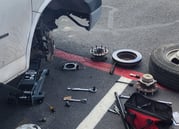 replacing suspension components on a truck