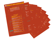 Preview of Website implementation PDFs on how to set up online stores