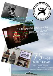 Triptico de la Agrupacion/Asociacion fotografica Valenciana