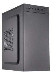 a computer case with a computer on it
