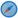 a compass with a blue and red magnetic needle