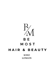 BE MOST HAIR LONDON logo