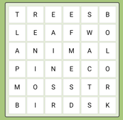 Forest word search 