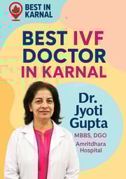 An image showing details of Dr. Jyoti Gupta , the best IVF doctor in Karnal