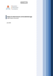 Impact of school closures on the attainment gap