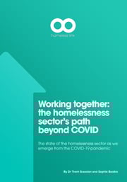 Working together: the homelessness sector's path beyond COVID