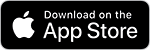 a black and white sign that says, download the app store