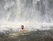 pisgah forest waterfall
