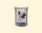 a bag of brown and white cat litter bags
