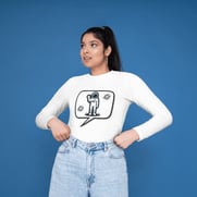 T-shirt featuring the “Cosmic Hello” astronaut design