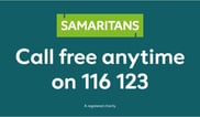 Call Samaritans on 116 123