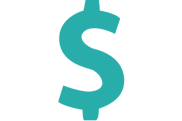 Dollar sign icon representing earning potential per booking