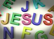 Jesus toy blocks