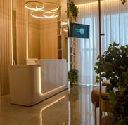 Sala de recepção do consultório de Lajeado/RS.