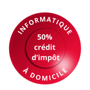 50% Crédit impot pour aide informatique à domicile