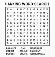 Banking Word Search 